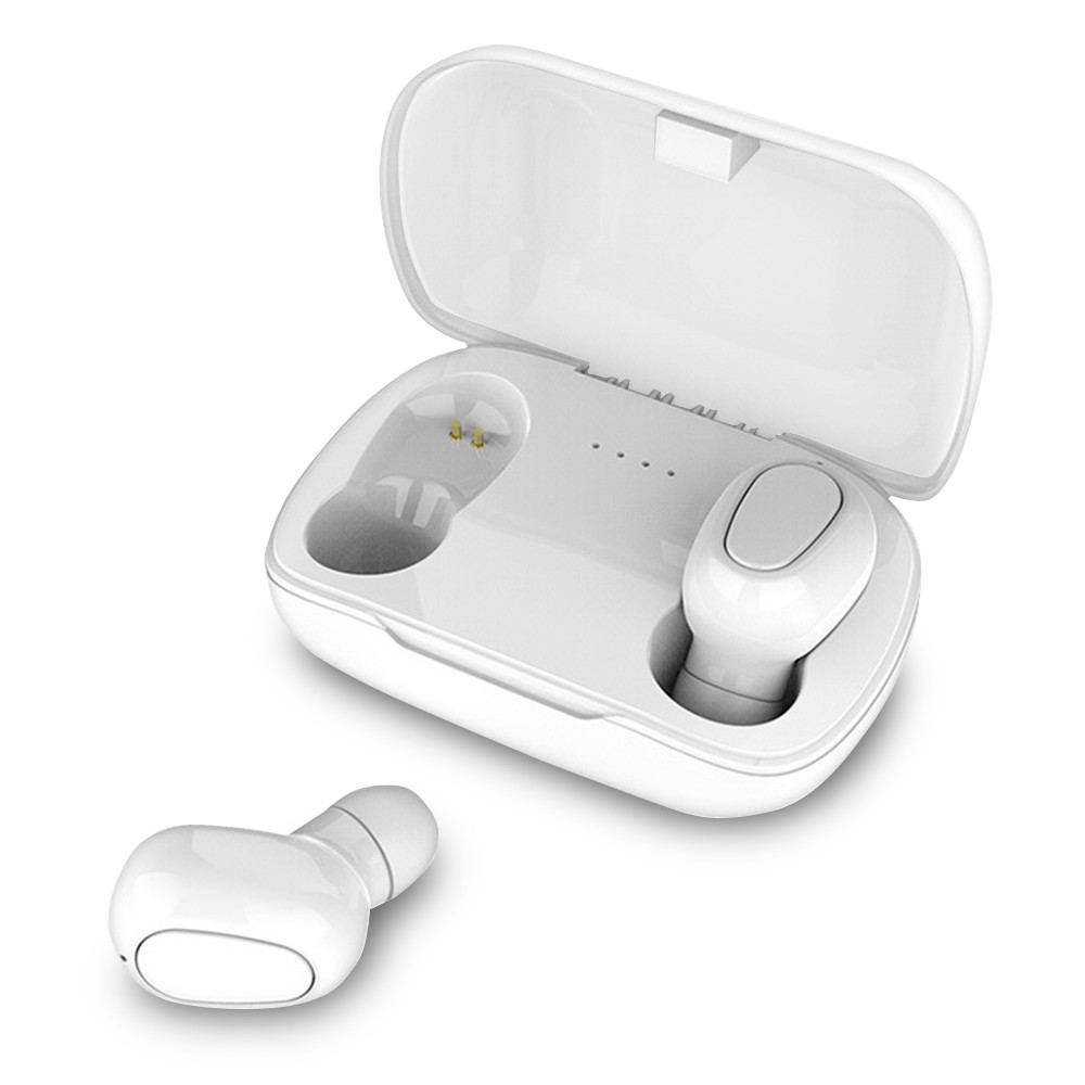 Wireless Bluetooth Headphone Invisible Earphones Redial TWS Detailed Mini With Charging Box Bluetooth 5.0