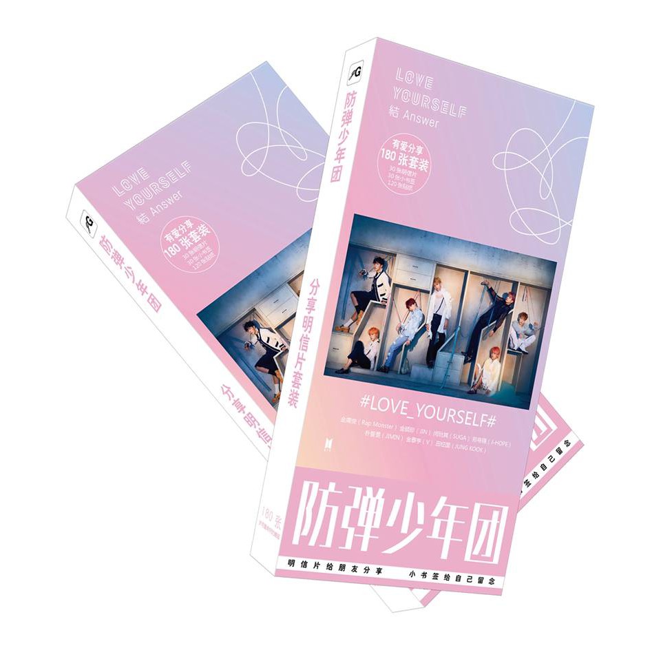 (nhiều mẫu) Hộp postcard 1660 BTS Persona, Love yourself, Tear, Answer,... mới nhất