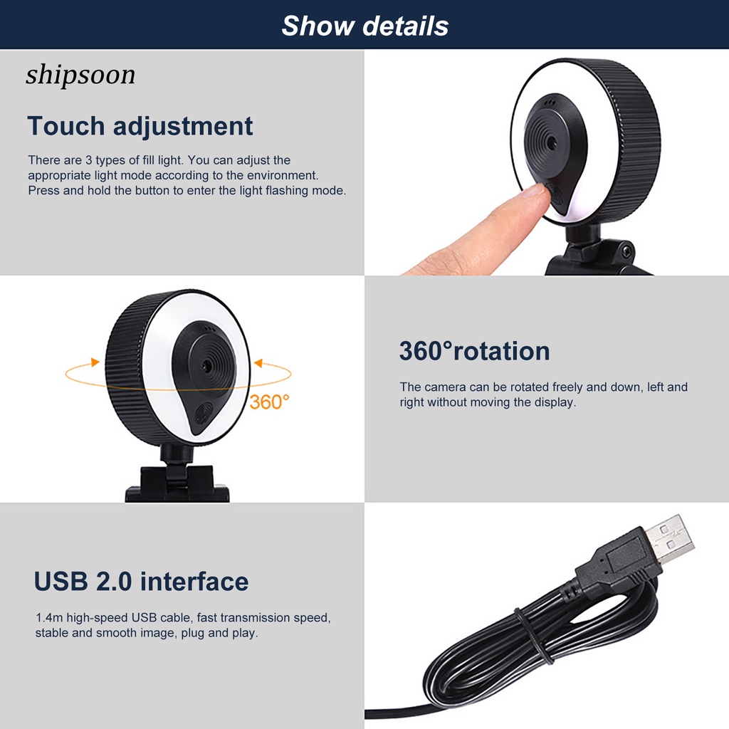 Webcam máy tính có thể điều chỉnh độ phân giải cao | BigBuy360 - bigbuy360.vn