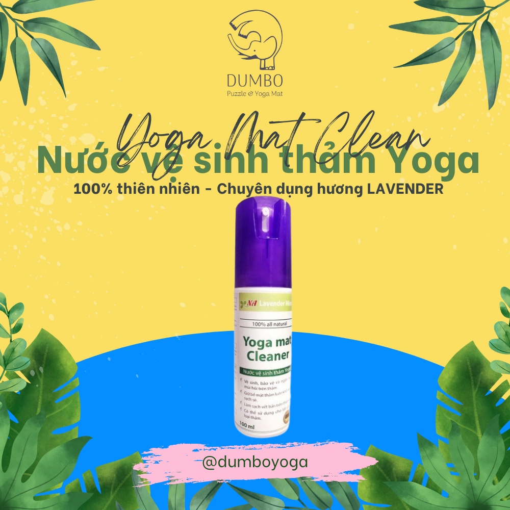 Nước Vệ Sinh Thảm Tập Yoga NA DUMBO MAT 100ml Hương Lavender