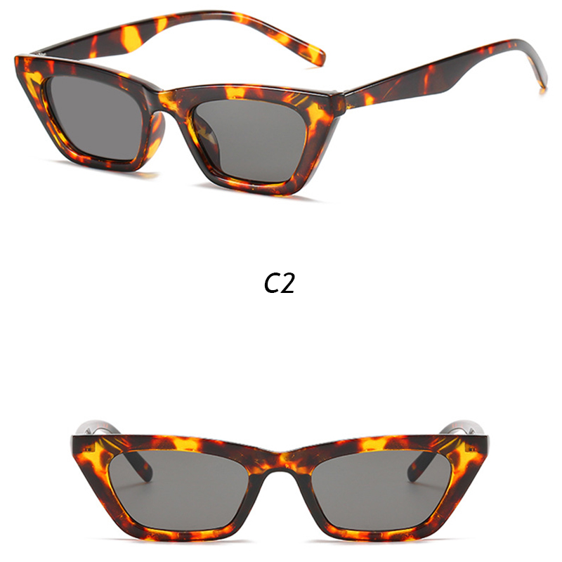 Kính Mát Mắt Mèo Nhỏ Phong Cách Retro Cho Nữ