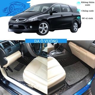 Thảm lót sàn ô tô - Thảm trải sàn ô tô 5D 6D da tiêu chuẩn cao cấp Mitsubishi Grandis chống nước, không mùi