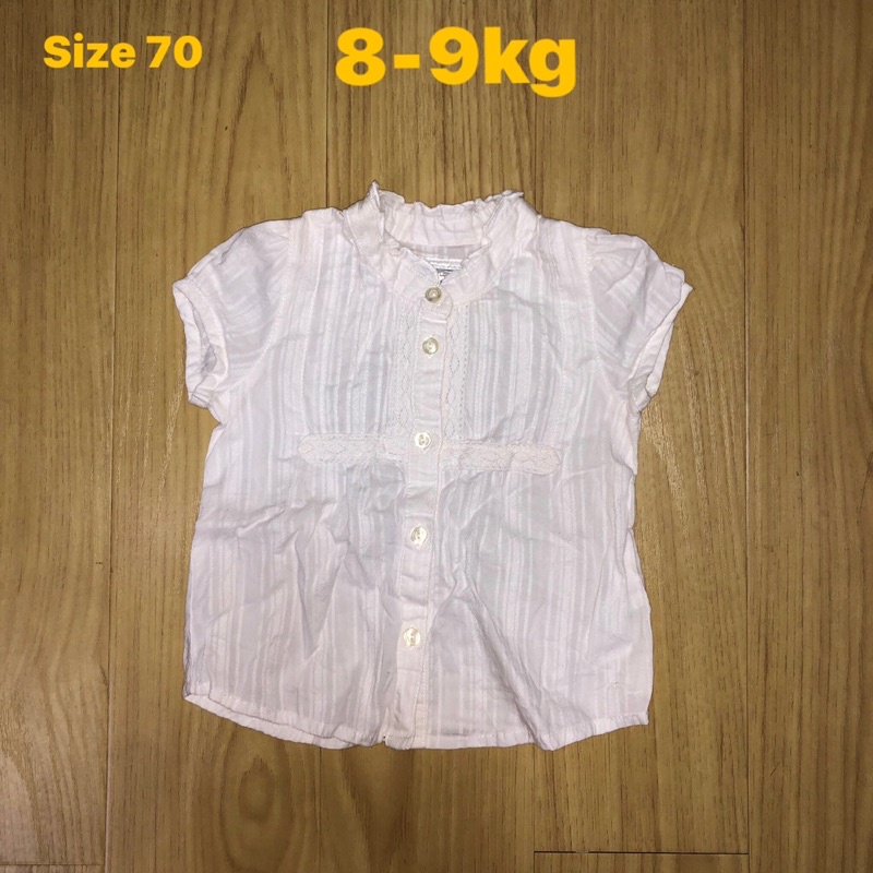 TE2  Áo sơ mi bé gái 7-9kg