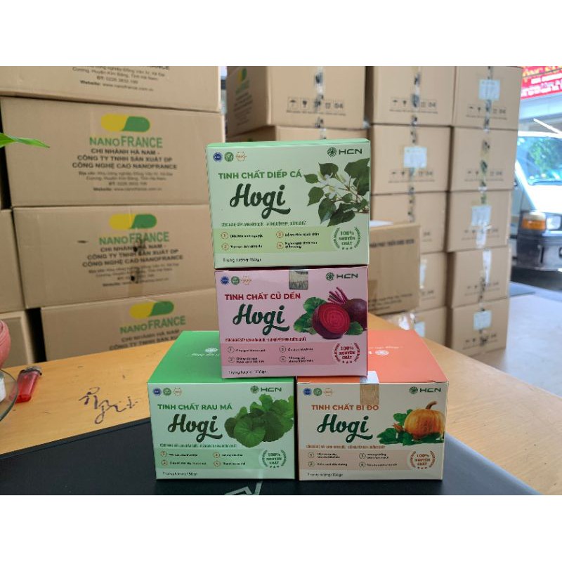 [ Cam kết chính hãng] Tinh chất diếp cá HOGI da trắng hồng, hộp 150gr