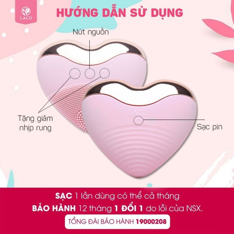 Máy  Rửa  Mặt  Lacolucxury Sạch Sâu,Xóa Nhăn,Nâng Cơ Mặt | BigBuy360 - bigbuy360.vn