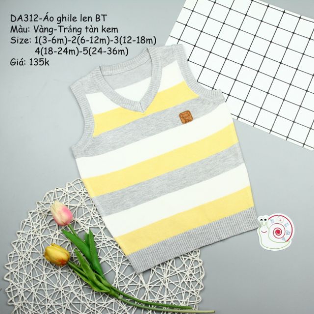 Áo gile len dokma thanh lý