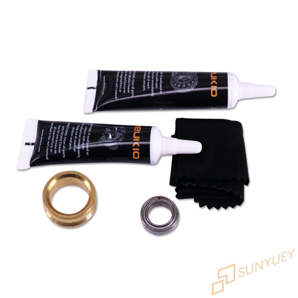 Combo dầu + mỡ máy câu Deukio cao cấp, kèm theo vòng bi và vòng quay thay thế cho máy câu