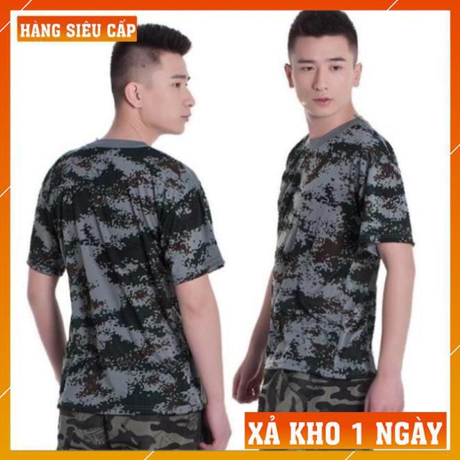 [FreeShip – Xả Kho 1 Ngày] Áo Thun Nam Lính Mỹ - Áo Phông Nam cotton Quân Đội Rằn Ri . '