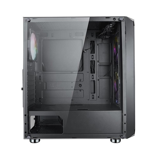 Vỏ máy tính Vitra NEFERTITI Q1 E-ATX KÈM 1FAN DUAL RING RGB Mid Tower