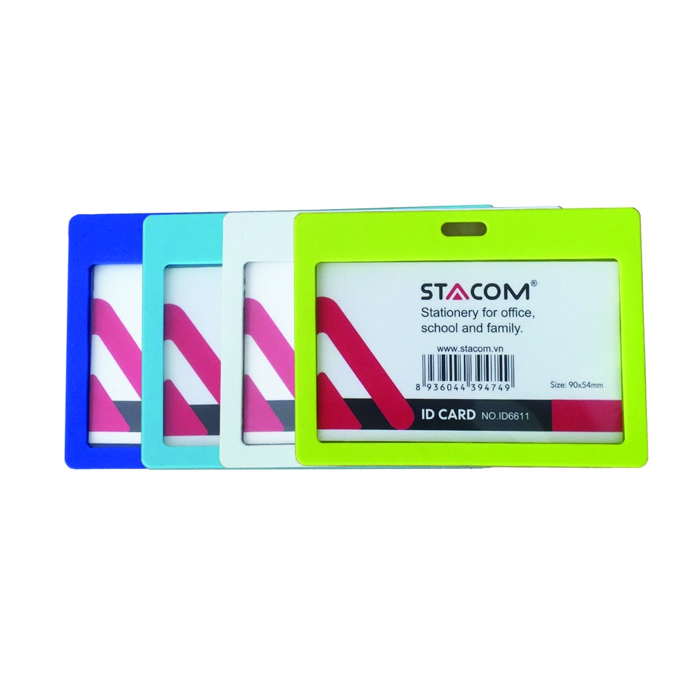 Thẻ Nhựa Đeo Bảng Tên Stacom ID6611 (Thẻ Ngang)