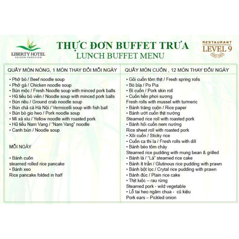 HCM [E-Voucher] Buffet Trưa Liberty Parkview Hơn 50 Món Hải Sản Nướng Cao Cấp