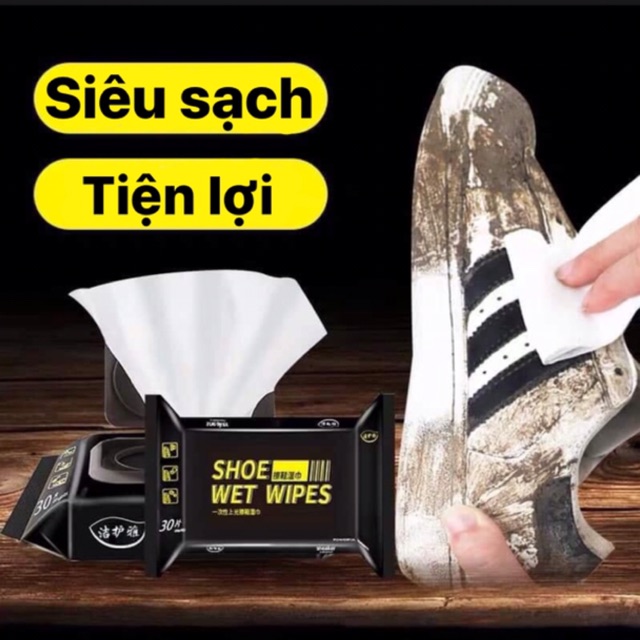 Giấy ướt lau giày dép cao cấp đa năng tiện lợi và bảo vệ môi trường