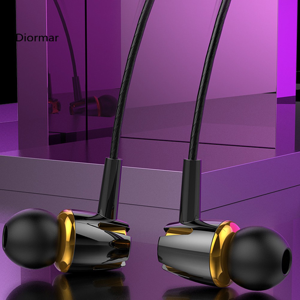 Tai Nghe Thể Thao Jack 3.5mm Dạ Quang Có Micro Tiện Dụng