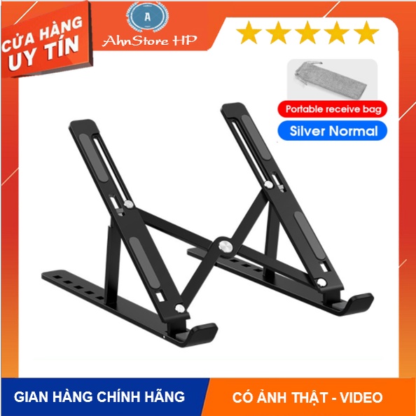Giá đỡ laptop/notebook MC N3 xếp gọn di động bằng hợp kim nhôm cao cấp kèm túi đựng, hỗ trợ tản nhiêt
