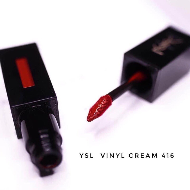 Son Ysl Vinyl Lip Cream 416 Psychedelic Chili