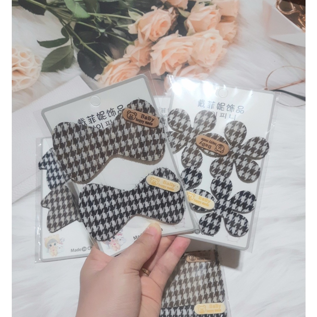 Set 2 miếng dán tóc họa tiết ziczac thời trang