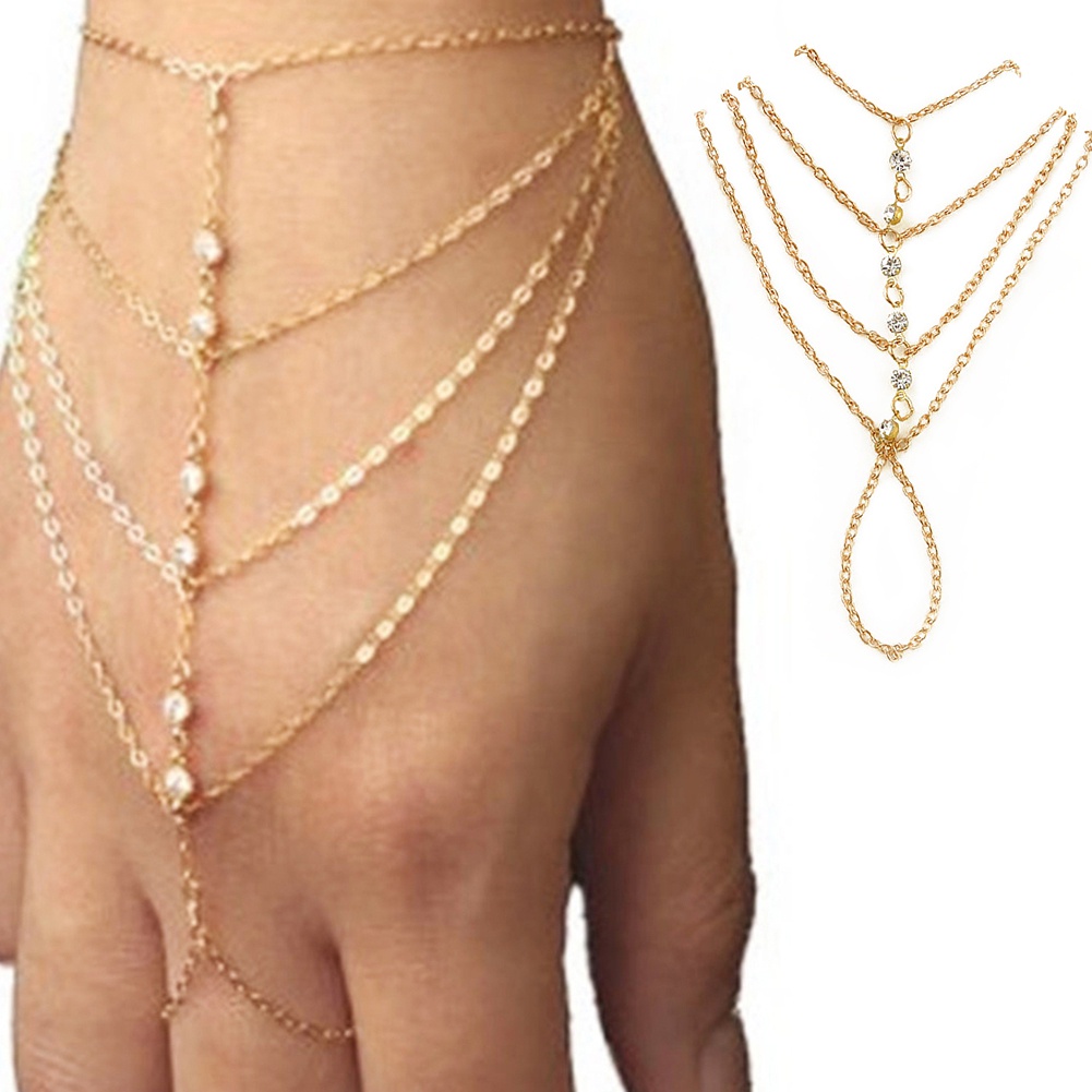 Vòng Tay Kèm Nhẫn Thiết Kế Đơn Giản Sang Trọng