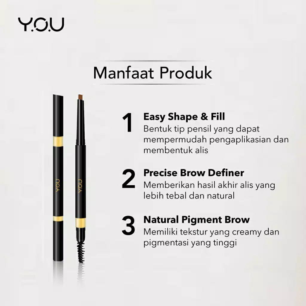 (hàng Mới Về) Bút Kẻ Lông Mày Thiết Kế Hai Đầu Màu Sắc Tự Nhiên Độc Đáo | BigBuy360 - bigbuy360.vn