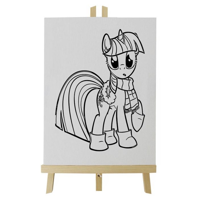 Tranh Canvas Tô Màu My Little Pony 7 30x40 cm Mel1130