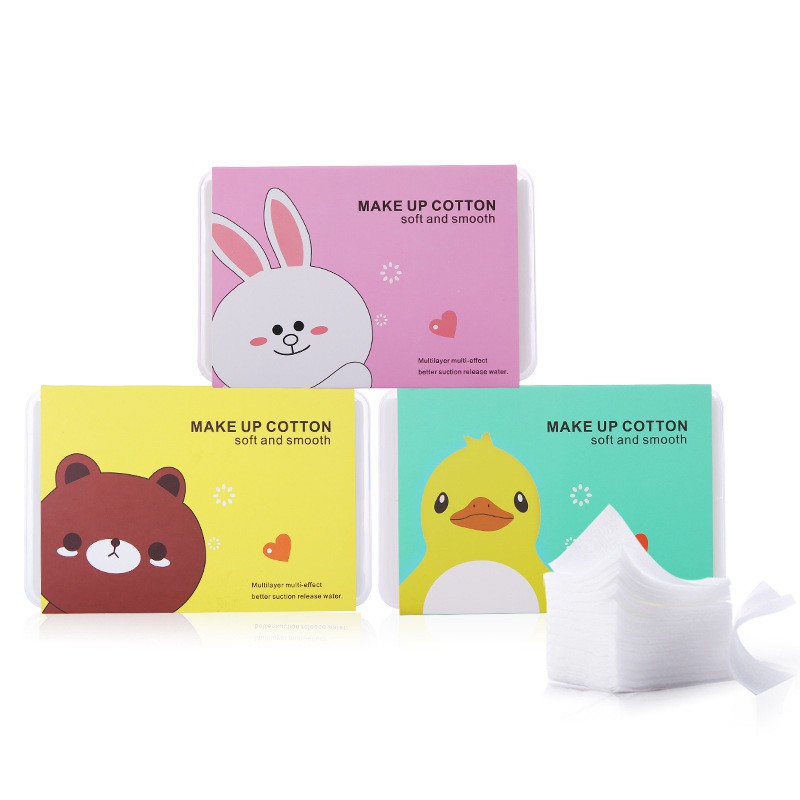 Bông Tẩy Trang Trang Điểm Nhiều Lớp 100% cotton Dai Mịn Nâng Niu Da