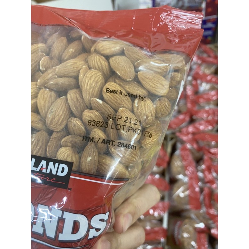 [HÀNG USA]Hạt hạnh nhân sấy khô Kirkland Almonds 1.36kg