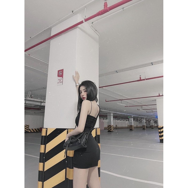 Đầm body 2 dây trơn nữ nhiêu màu ( len tăm ) - Carotshop | BigBuy360 - bigbuy360.vn