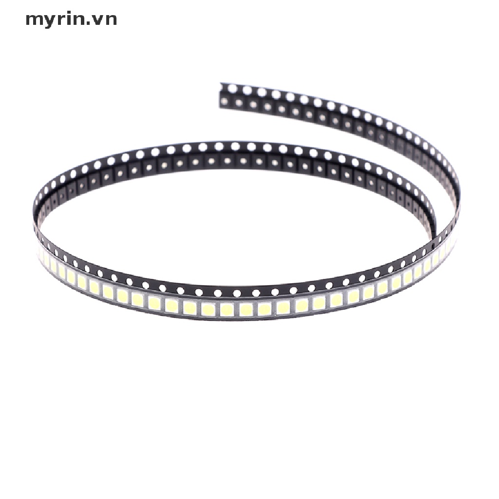 Set 100 Chip Đèn LED SMD 2835 / 3528 1W 3V Ánh Sáng Trắng Dành Cho TV LED Diodes