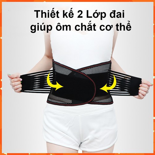 Đai Lưng thoát vị đĩa đệm Loại A Thoáng Khí - Cải Thiện Thoái Hóa, Thoát Vị