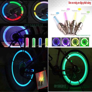 (có sẵn) Đèn Led gắn van xe máy,xe đạp,oto ( giá 1 chiếc)