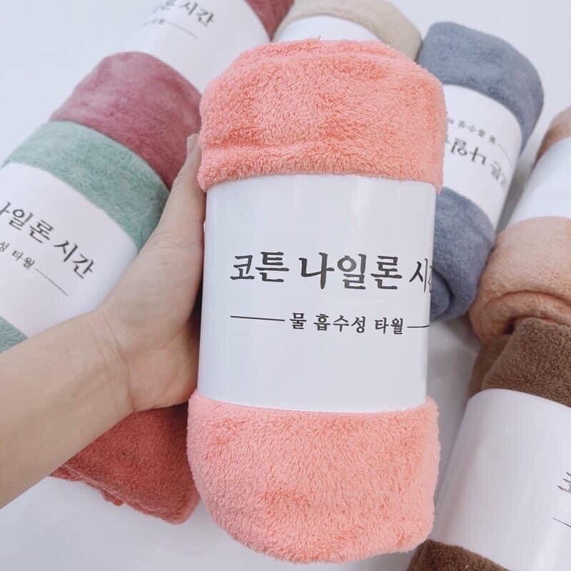 LOẠI TỐT _ Khăn tắm lông cừu Hàn Quốc cao cấp 70x140cm - siêu mịn
