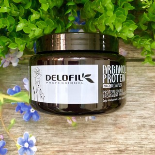 Hấp dầu Delofil Arganoil Protein phục hồi chuyên sâu tóc hư tổn nặng 500ml