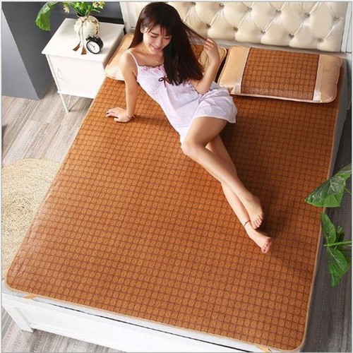 Chiếu điều hoà sợi mây- Chiếu Ngủ (140x190cm) hàng VN cao cấp Chất Lượng Cao Thoáng Mát.