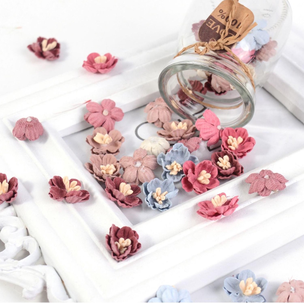 Hoa Cúc Giả Mini Trang Trí Quần Áo DIY