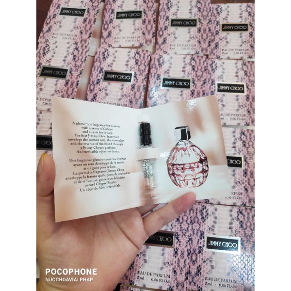 Sample nước hoa nữ Jimmy Choo Eau de Parfum 2ml