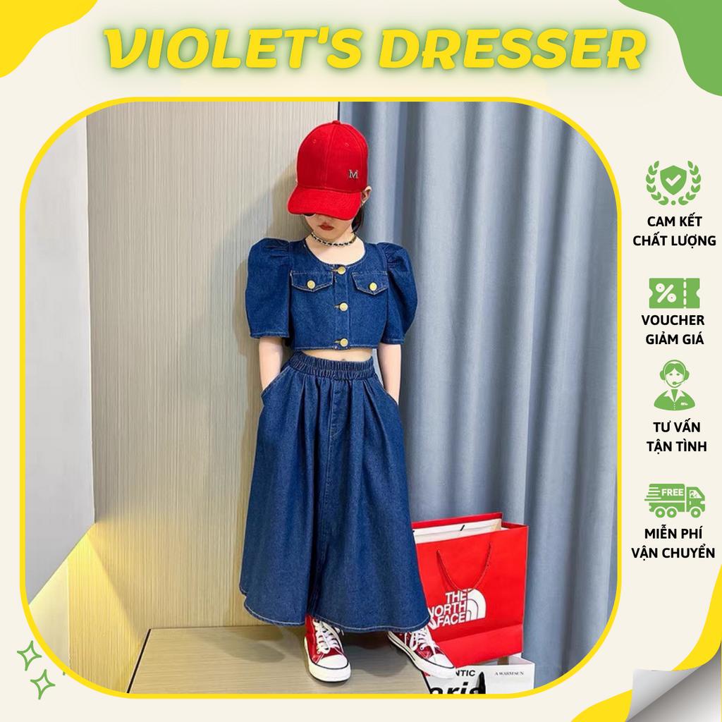 SET JEAN / BÒ SÀNH ĐIỆU CHO BÉ GÁI TỪ 18 - 50KG