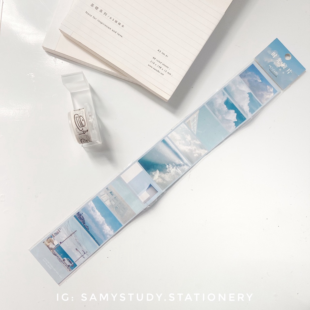 STICKER DÂY PHONG CẢNH TRANG TRÍ SỔ TAY BULLET JOURNAL