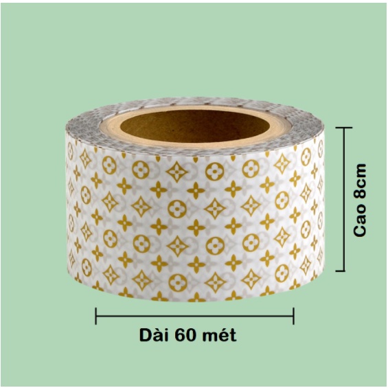 Cuộn 1kg bọc thành bánh Mouse, mica quấn thành bánh
