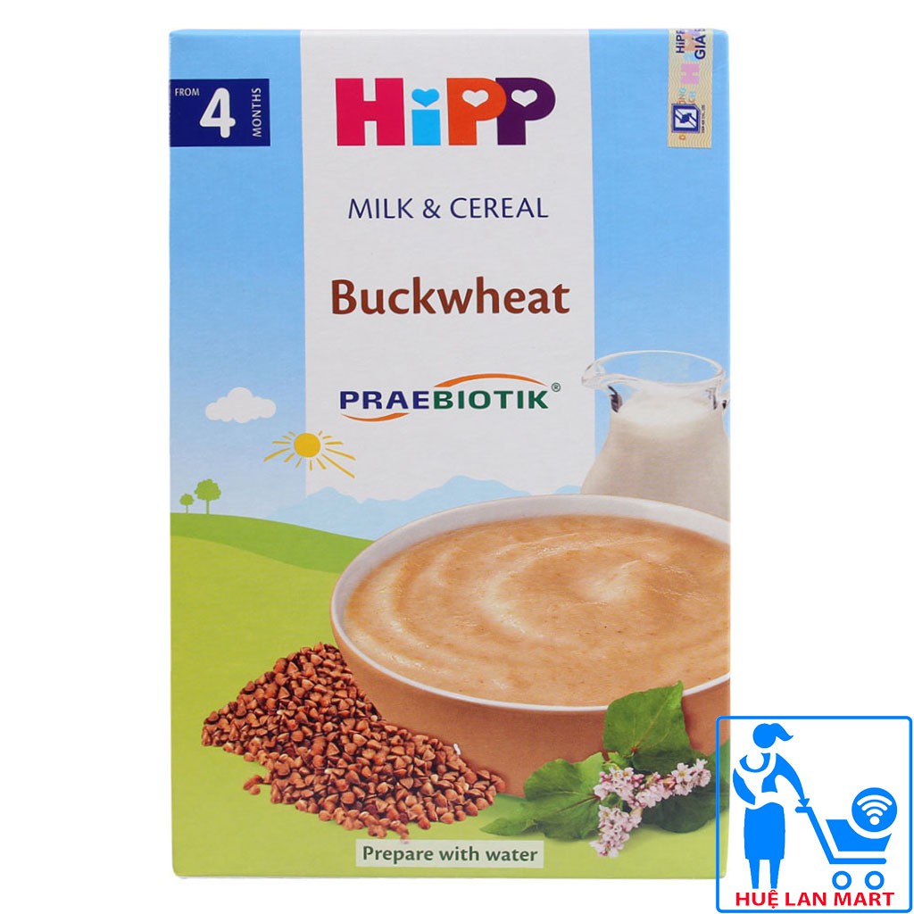 [CHÍNH HÃNG] Bột Ăn Dặm HiPP Buckwheat (Kiều Mạch) Hộp 250g