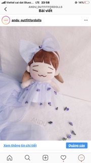 "Có Sẵn"Outfit cho Doll/ Labubu 17cm