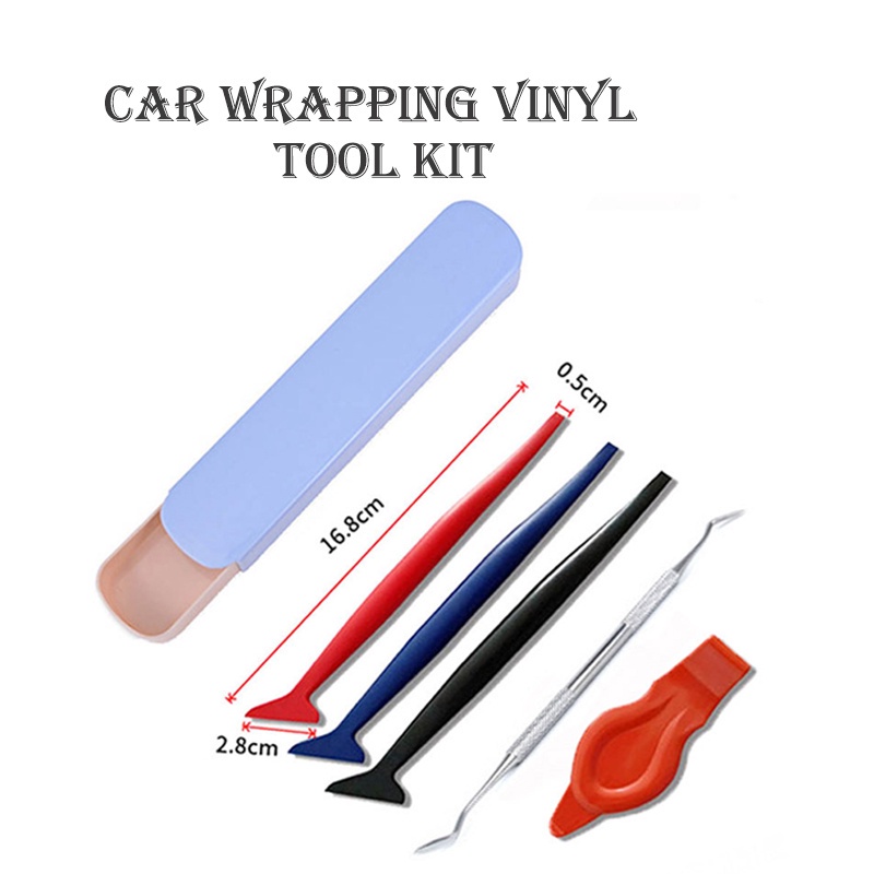 Bộ Dụng Cụ Hỗ Trợ Dán Đề Can Vinyl Cho Xe Ô Tô