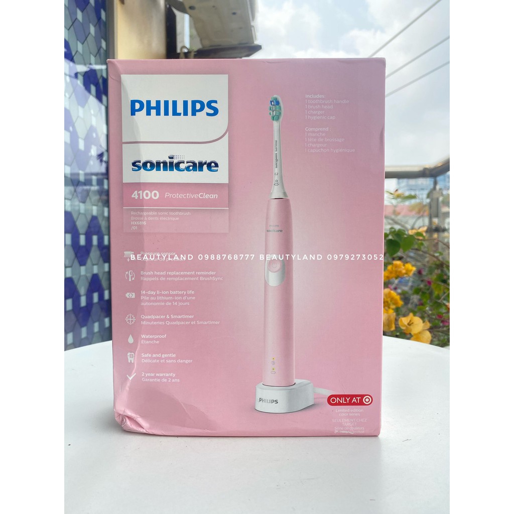 Bàn Chải Điện Philips Sonicare 4100 - Hàng chính hãng