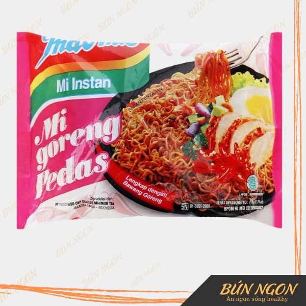 Mì Xào Khô Indomie Goreng 4 Vị: Đặc Biệt, Cay Nồng, Sườn, Bò Cay - Ngon số 1 Thế Giới | WebRaoVat - webraovat.net.vn