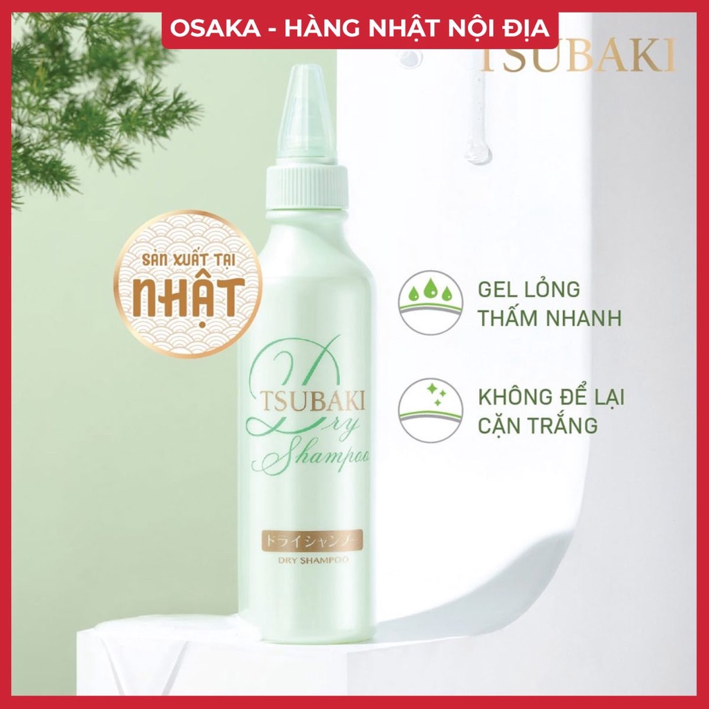 Dầu gội khô TSUBAKI dry shampoo 180ml