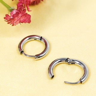 Khuyên tai nam titan xỏ trơn Hàn Quốc