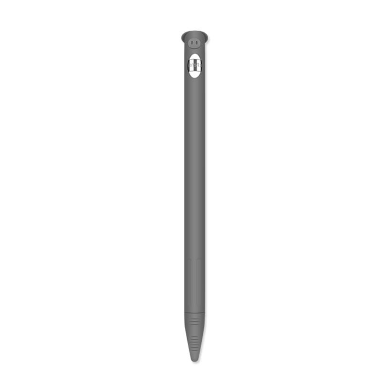 Vỏ Bảo Vệ Bút Cảm Ứng apple Pencil Bằng Silicon Họa Tiết Chú Heo Dễ Thương Chống Lăn Tiện
