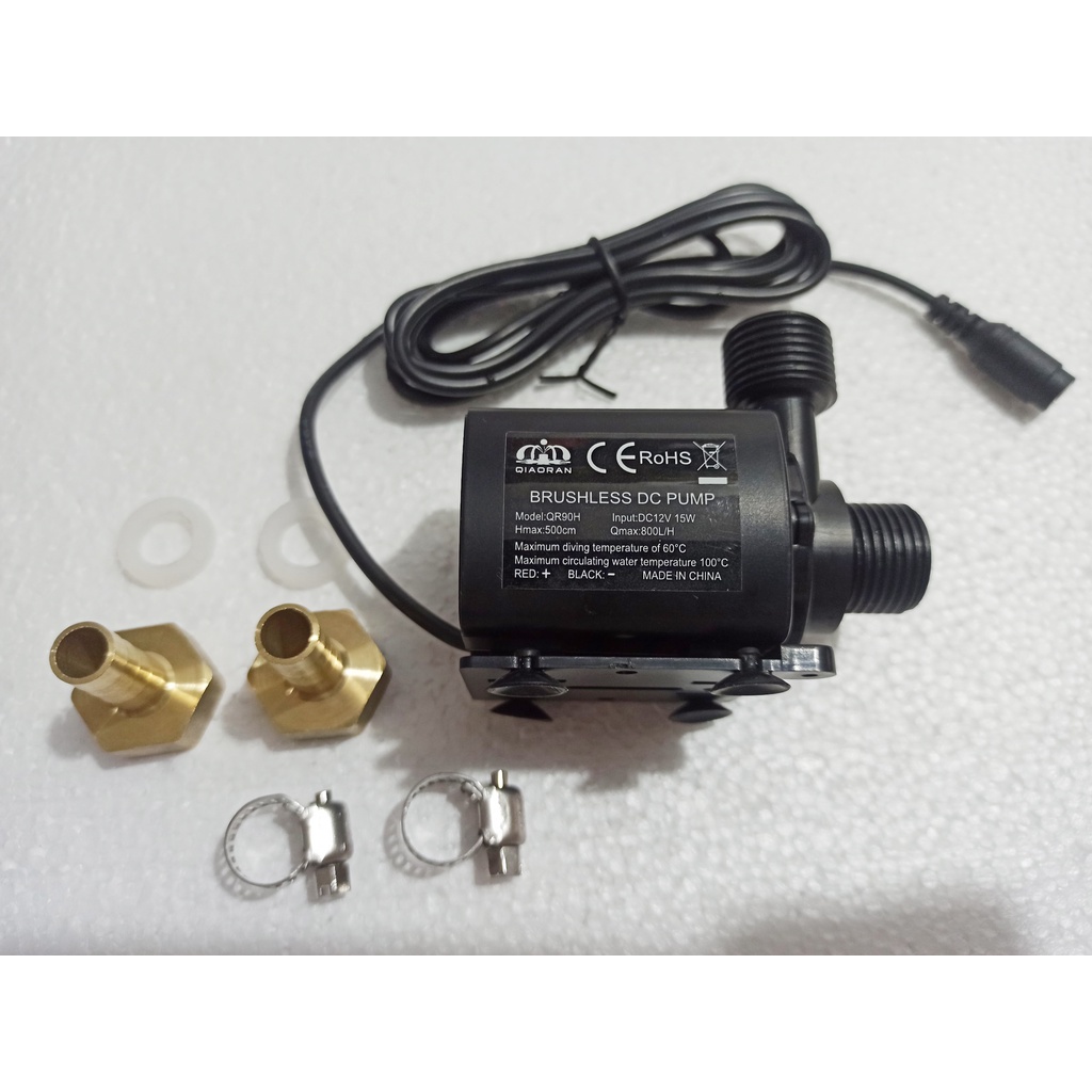 BƠM MINI 12V-15W  ĐIỀU CHỈNH ĐƯỢC LƯU LƯỢNG- phụ kiện thủy sinh - shopleo