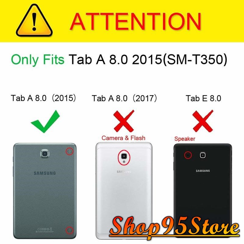 Bao da nắp gấp xoay 360 Samsung Galaxy Tab A 8.0 T350 / T355 / P350
