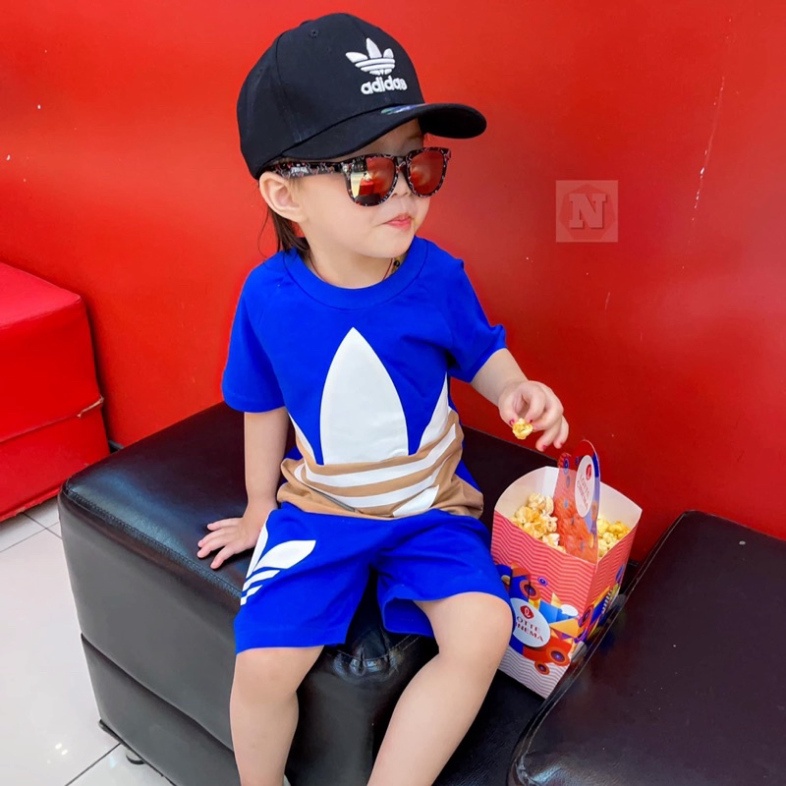 Mũ lưỡi trai Adidas thêu nổi siêu nhẹ cho bé yêu