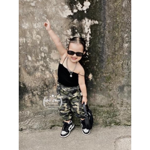 Áo dây cho bé 2 màu đen, trắng, Samyy_vn