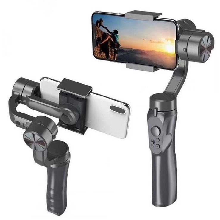 Tay cầm chống rung Gimbal H4 - Gimbal chống rung cho điện thoại 3 Trục - Gậy quay vloger